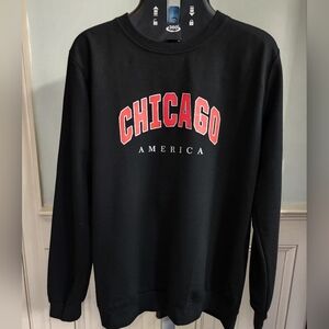 Long sleeve black Chicago shirt